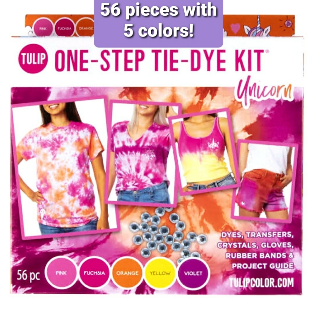 Tulip Tie Dye Kit Unicorn Pink Craft Activity